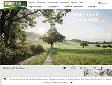 Tablet Screenshot of muehlviertel.at